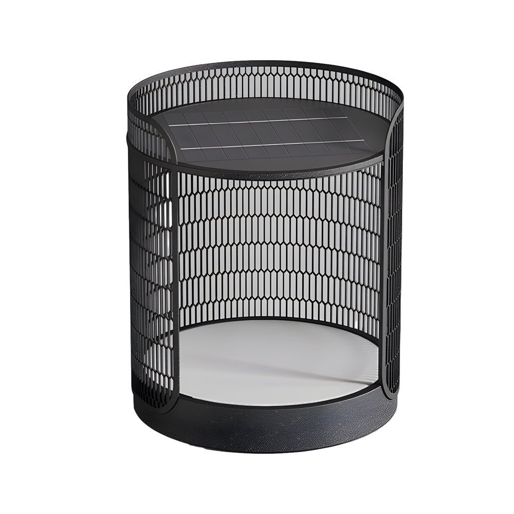 19 Inch LED Mesh Outdoor Floor Lamp with Table