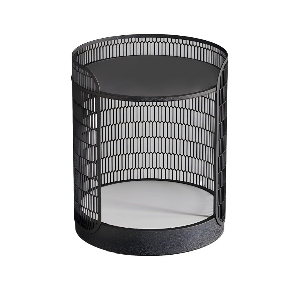 19 Inch LED Mesh Outdoor Floor Lamp with Table