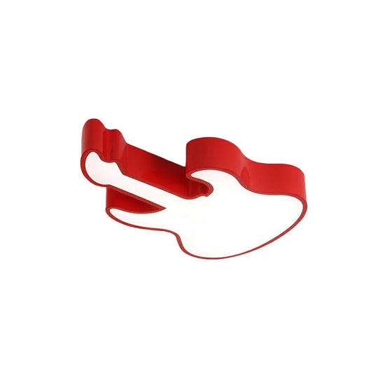 Guitar Baby LED Ceiling Light for Kids' Bedroom - Acrylic Ceiling Mount Fixture