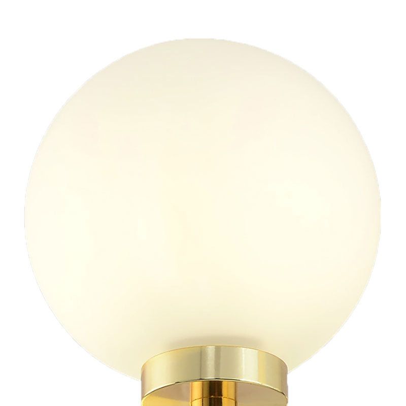 Modern Nordic Style 6/8-Light Black Chandelier with Globe Glass Shade