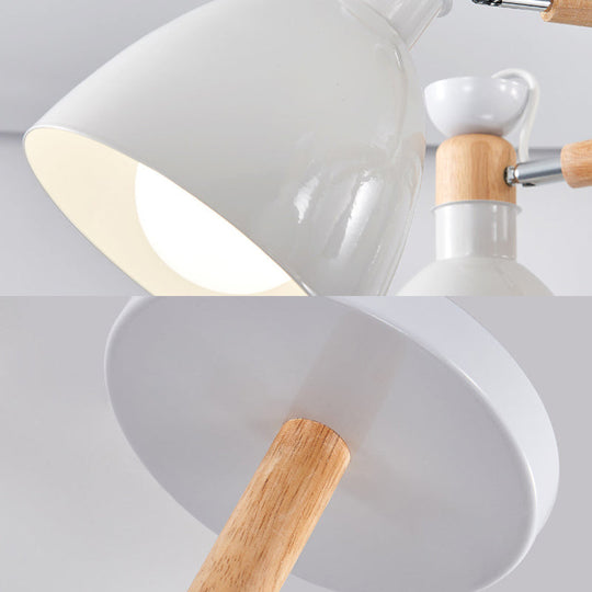 Macaroon Dome Hanging Light Fixture with 6 Bulbs - Elegant Living Room Lamp