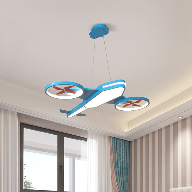 Sleek Acrylic Panel Pendant Light for Children's Bedroom, Kindergarten, or Kids' Room