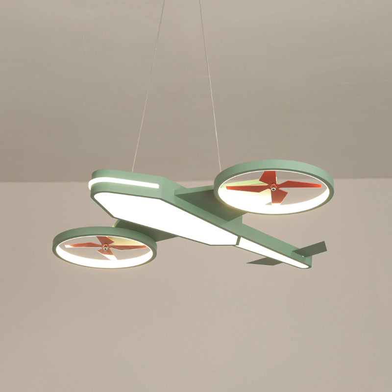 Sleek Acrylic Panel Pendant Light for Children's Bedroom, Kindergarten, or Kids' Room