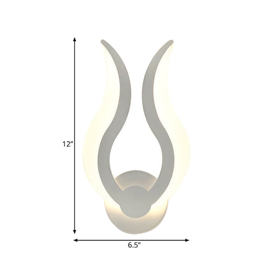 Stylish Fire-Shaped LED Wall Sconce for Kitchen and Dining Room