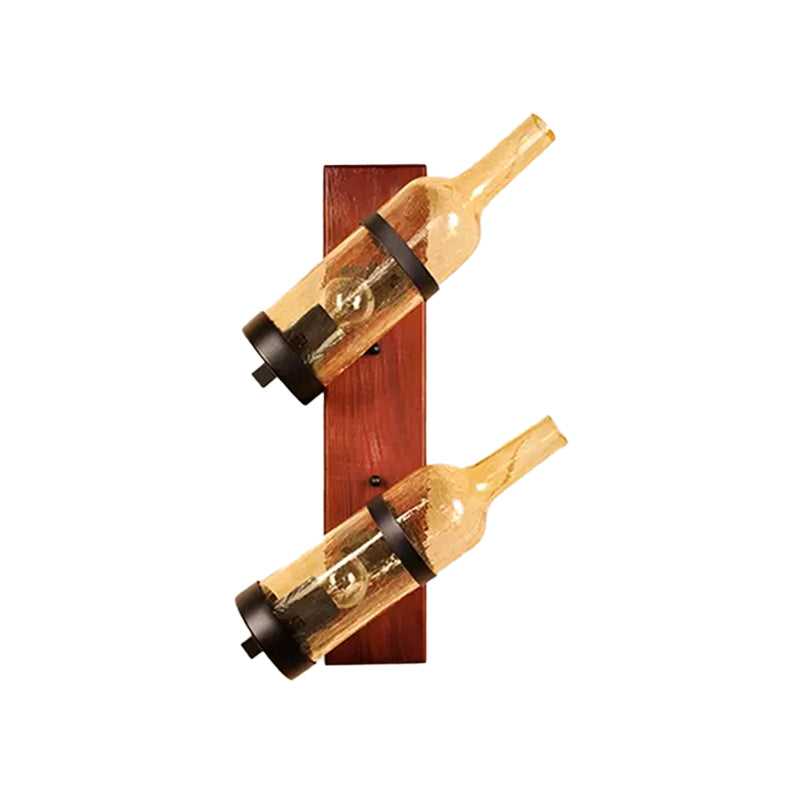 Modern Frosted White/Yellow Crackle Glass Wall Lamp for Bedroom, Bathroom, or Warehouse