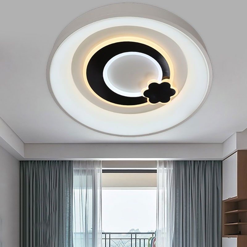 Modern White LED Ceiling Light – Stylish Acrylic Lamp for Kitchen Hallway