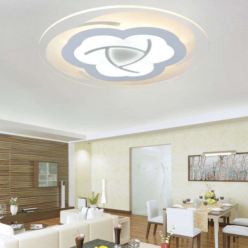 Modern Blossom Flush Mount LED Ceiling Light for Boys Bedroom