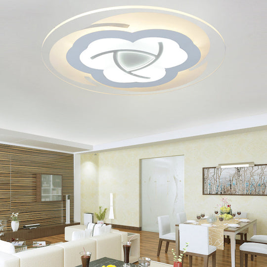 Modern Blossom Flush Mount LED Ceiling Light for Boys Bedroom