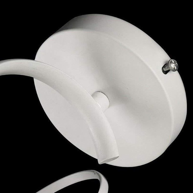 Children's White Metal Wall Sconce with Crystal Bead Accent - Stylish Lighting for Hallway