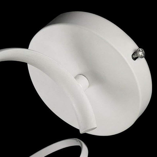 Children's White Metal Wall Sconce with Crystal Bead Accent - Stylish Lighting for Hallway