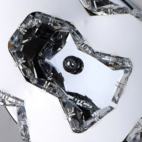 Modern Crystal Wall Light: Guitar Shaped Stainless Steel Lamp for Cafe Decor