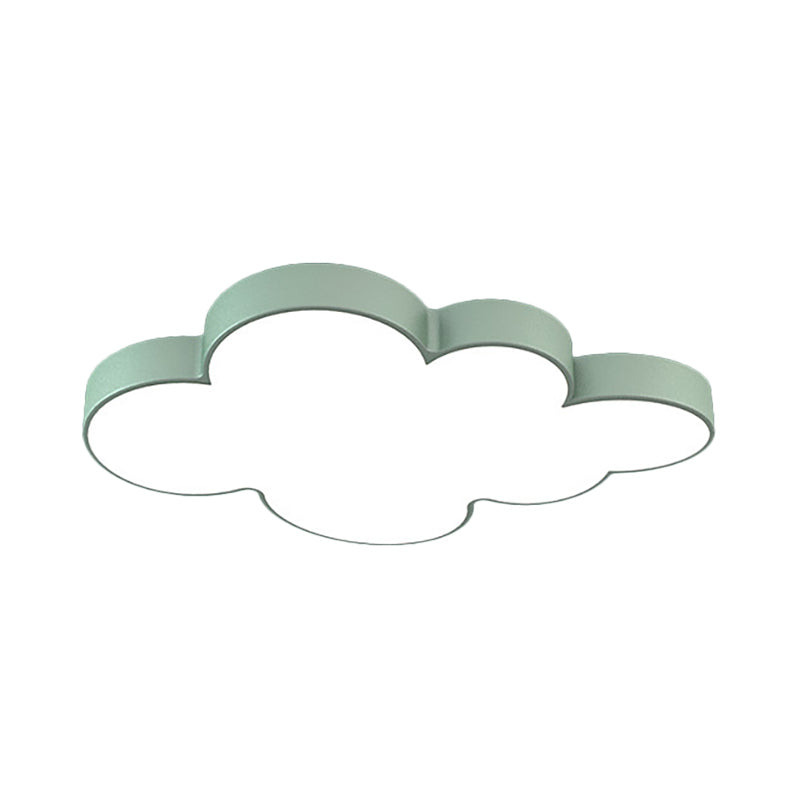 Modern Acrylic Cloud Ceiling Flush Mount Light for Kids' Classroom and Bedroom