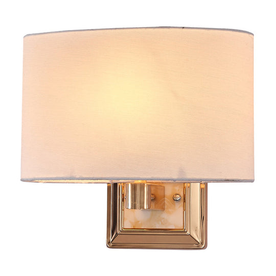 Curved Wall Mounted Lamp: Minimalist 1-Light Sconce Light, Chrome/Gold Finish for Dining Room
