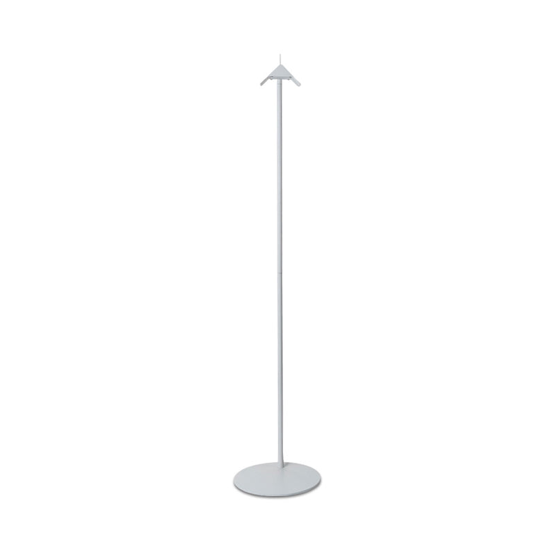 Modern Metal Floor Lamp for Bedroom- Black/White/Blue Folded Standing Light