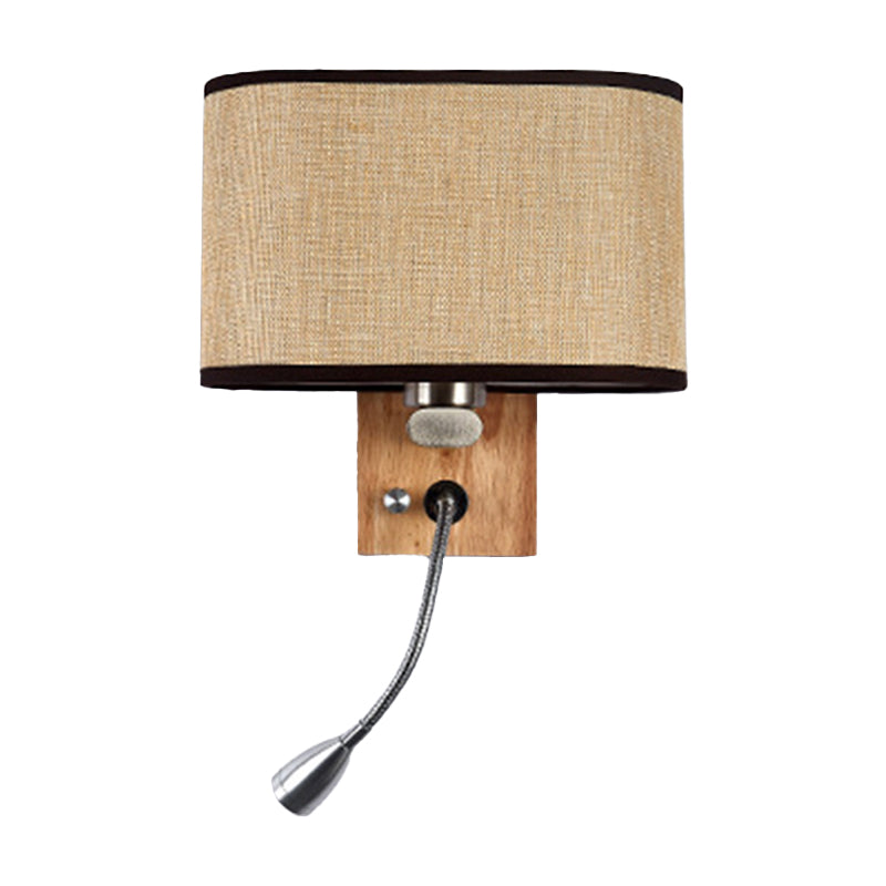 Fabric Adjustable Bedside Reading Lamp