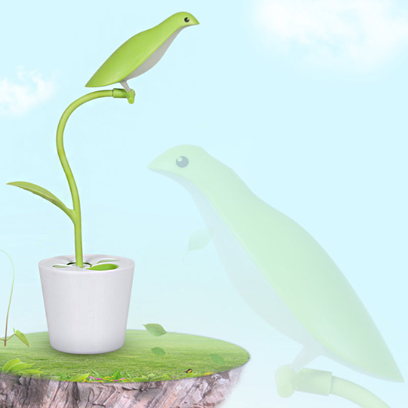 Bird Shaped Desk Light - Eye-Caring 1 Head Macaron Loft Reading Light for Kid's Bedroom