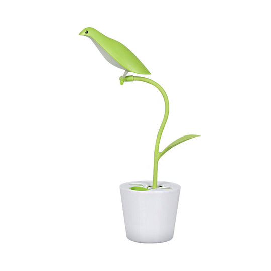 Bird Shaped Desk Light - Eye-Caring 1 Head Macaron Loft Reading Light for Kid's Bedroom