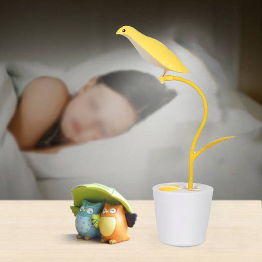 Bird Shaped Desk Light - Eye-Caring 1 Head Macaron Loft Reading Light for Kid's Bedroom