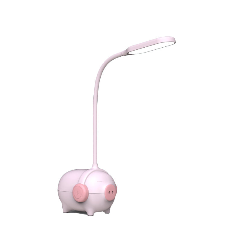 Piggydesk LED Desk Light - Flexible Gooseneck Reading Lamp