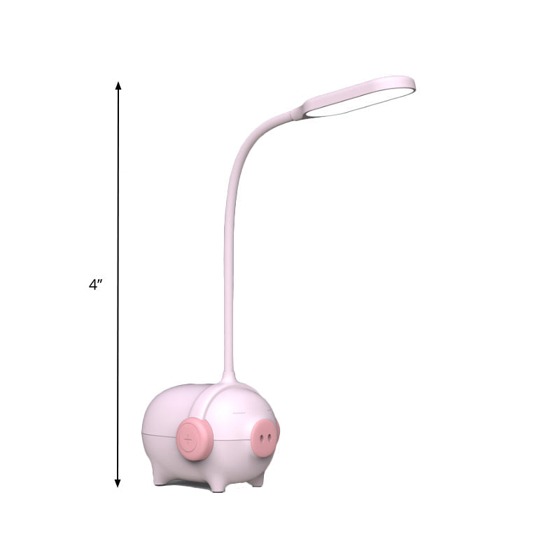Piggydesk LED Desk Light - Flexible Gooseneck Reading Lamp