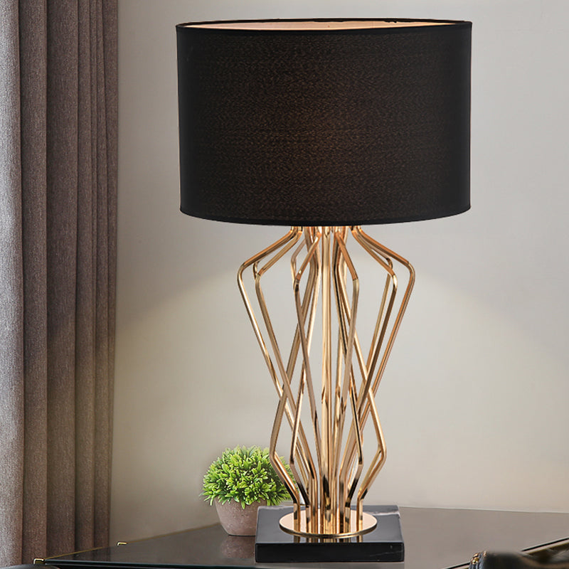 Noémie - Gold Finish Hourglass Night Light Table Lamp