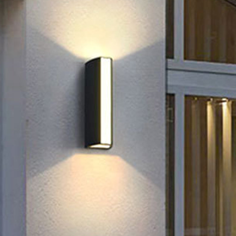 Modern Black Triangle Prism LED Wall Light in Warm/White Light - Small/Medium/Large Sizes