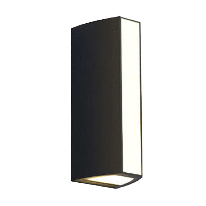 Modern Black Triangle Prism LED Wall Light in Warm/White Light - Small/Medium/Large Sizes