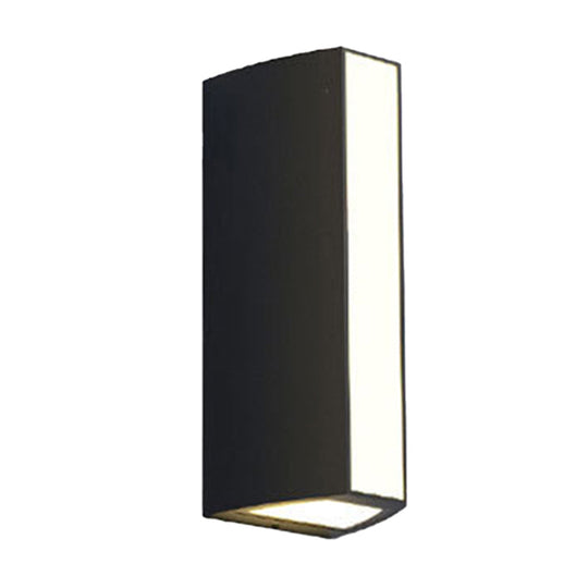Modern Black Triangle Prism LED Wall Light in Warm/White Light - Small/Medium/Large Sizes