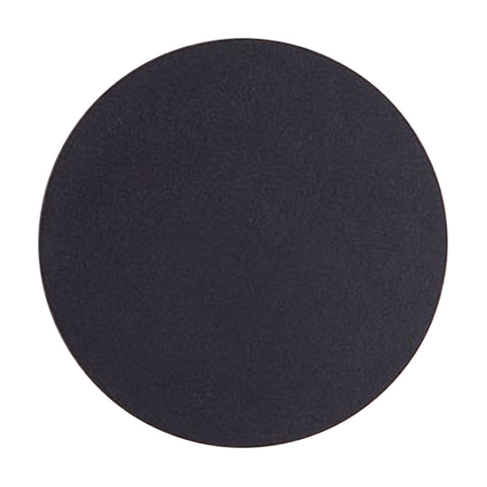 Minimalist Aluminum Flush Mount Wall Lamp with LED Sconce Light for Hallways - Black