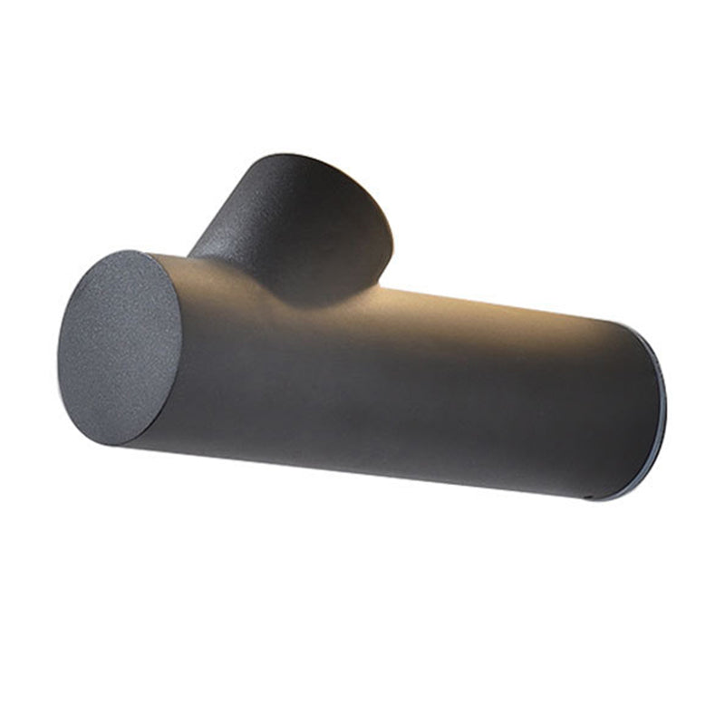 Nordic Metal LED Wall Sconce in Black/Grey/White - Bedside Lighting Solutions