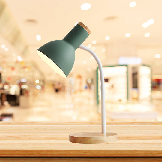 Nordic Style Metal Desk Lamp - Gentle and Kid-Friendly Study Light for Children's Bedroom