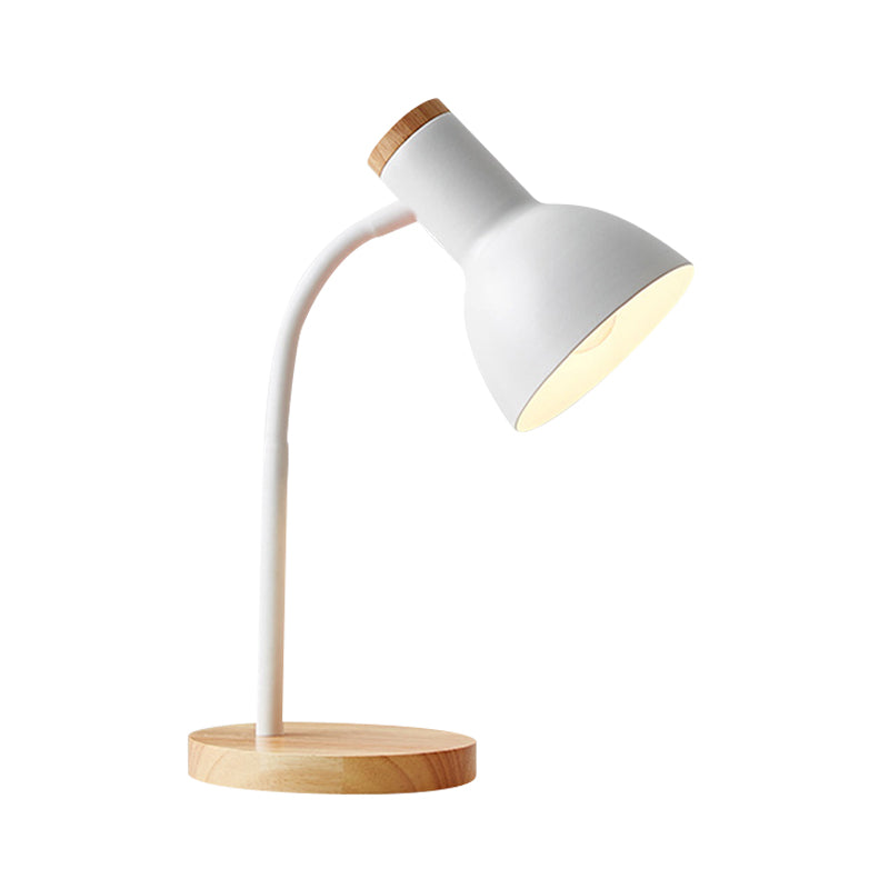 Nordic Style Metal Desk Lamp - Gentle and Kid-Friendly Study Light for Children's Bedroom