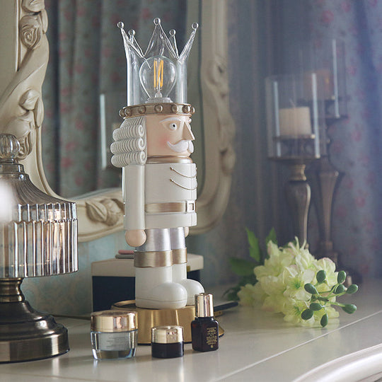 White Cartoon Desk Lamp for Kids Bedroom - Bedside Kingdom Desk Light