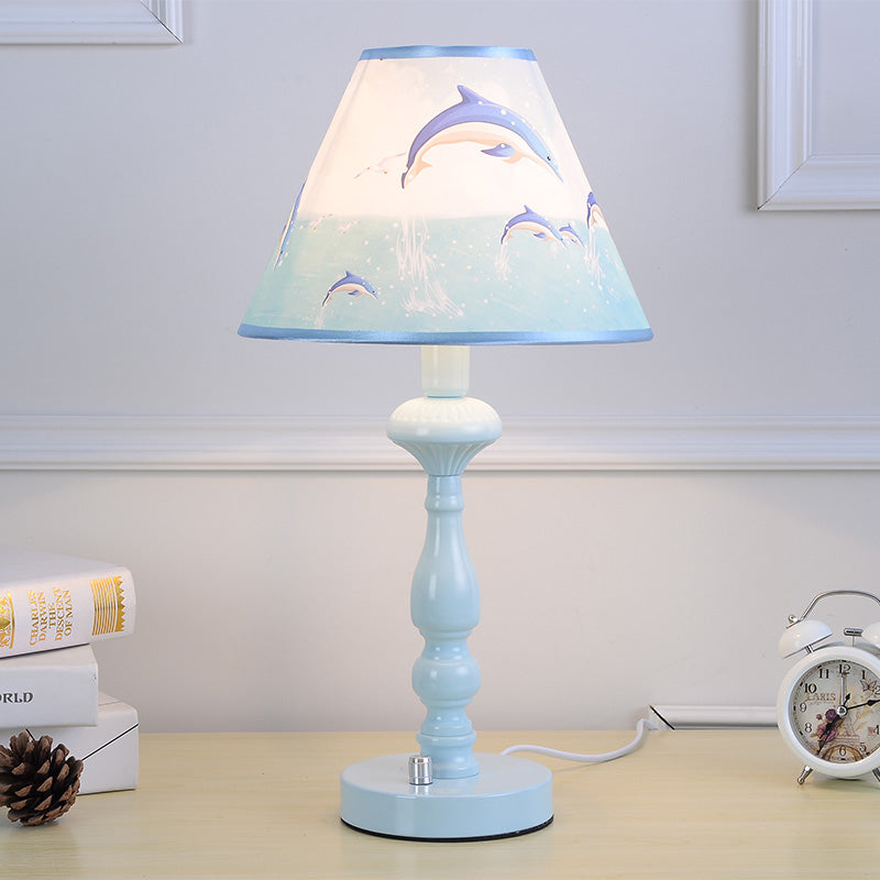 Blue Dolphin Desk Light: Fun Contemporary Reading Light for Kids' Bedroom