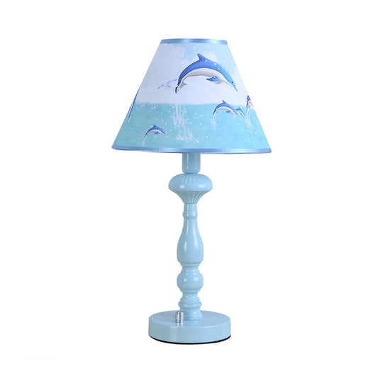 Blue Dolphin Desk Light: Fun Contemporary Reading Light for Kids' Bedroom