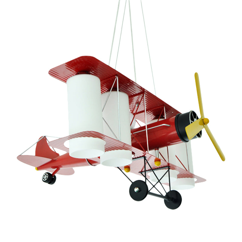 Chic Modern Metal Hanging Chandelier for Bedroom - Battle Plane Inspired