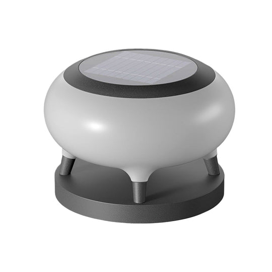 Round Drum Waterproof Solar Fence Post Light