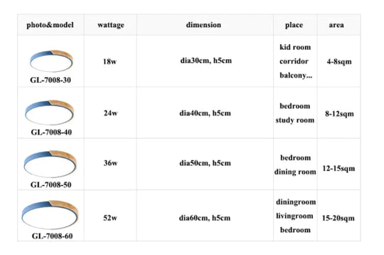 Nordic Oak App Dimmable Led Ceiling Lights Living Room Round Multicolor Alloy Led Ceiling Lamp Bedroom Led Ceiling Light Fixture