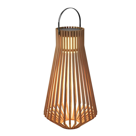 Adjustable Portable Wood Solar LED Outdoor Garden Light