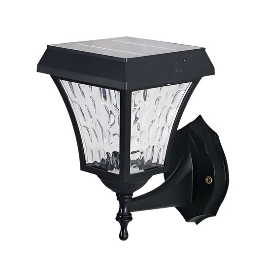 Solar LED Outdoor Wall Sconce with Touch Switch