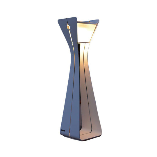 Sleek Stainless Steel Solar Pathway Light