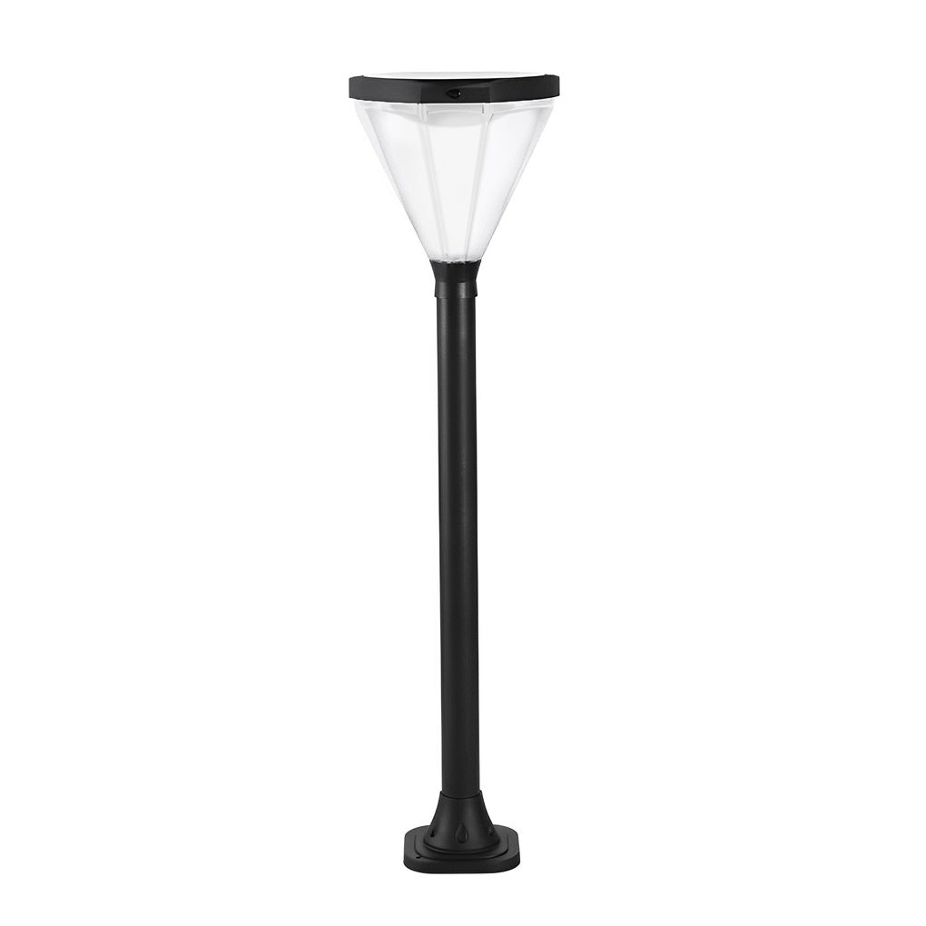 Adjustable Modern Solar LED Lawn Lamp Black Outdoor Waterproof Light