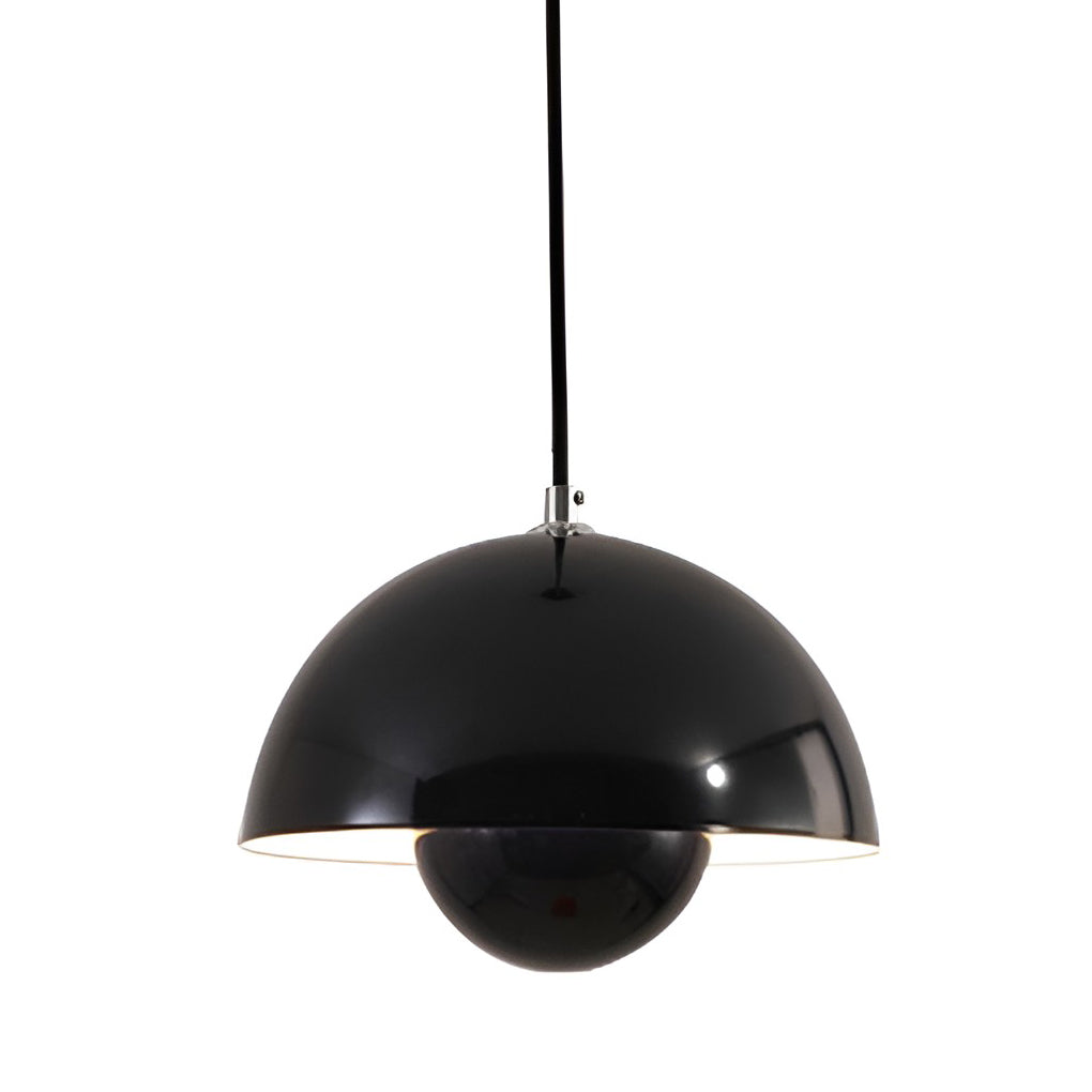 1 Light Metal Mushroom Nordic Flowerpot Pendant Light