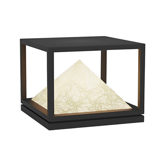 Square Mountain LED Solar Pillar Light IP65 Waterproof