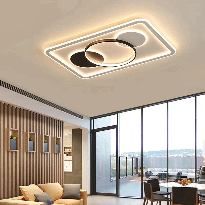Modern Acrylic Ceiling Lights For Bedroom Support  Remote Control Lustre Led Surface Mount Lamps Lamparas De Techo