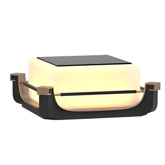 Waterproof LED Solar Deck Post Light Outdoor Fence Pillar Lamp