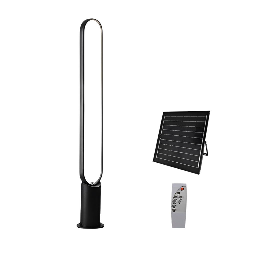 Modern Long Linear LED Solar Pathway Light
