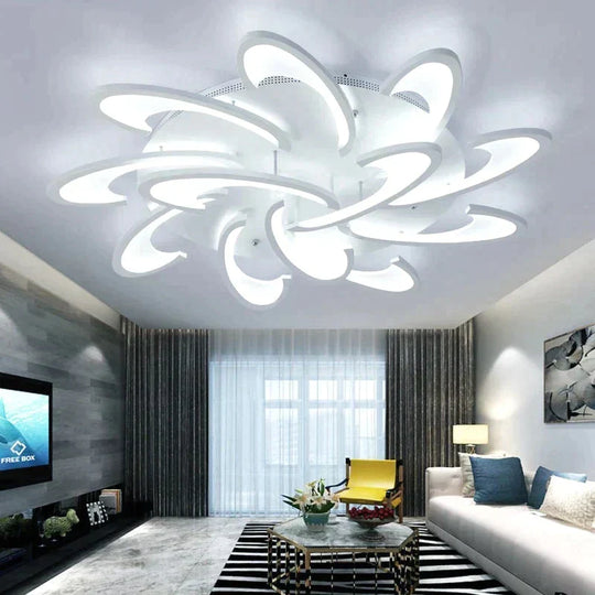 Remote Control Led Ceiling Light With Ultra-thin Acrylic Lamp Ceiling For Living Room Bed Room Flush Mount Lamparas De Techo