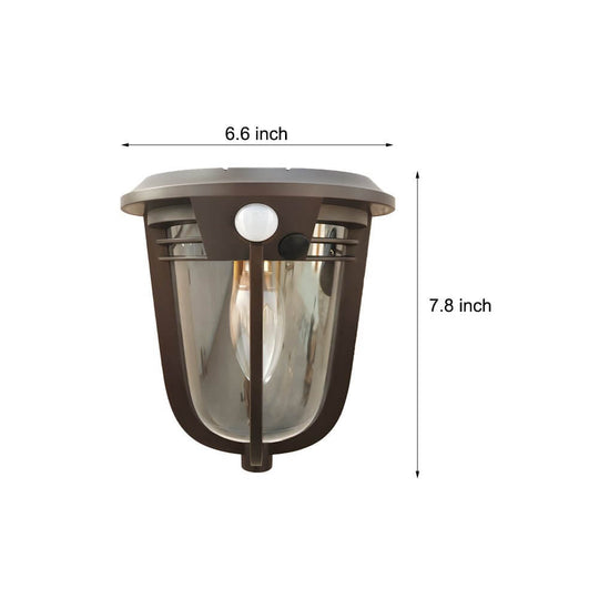 2-Pack Motion Sensor Solar LED Wall Lights