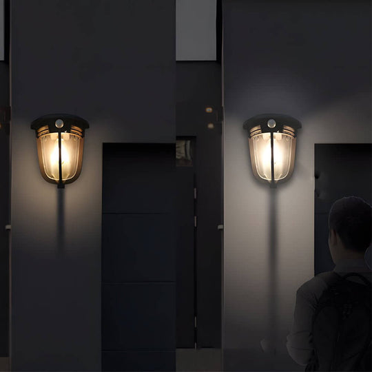 2-Pack Motion Sensor Solar LED Wall Lights